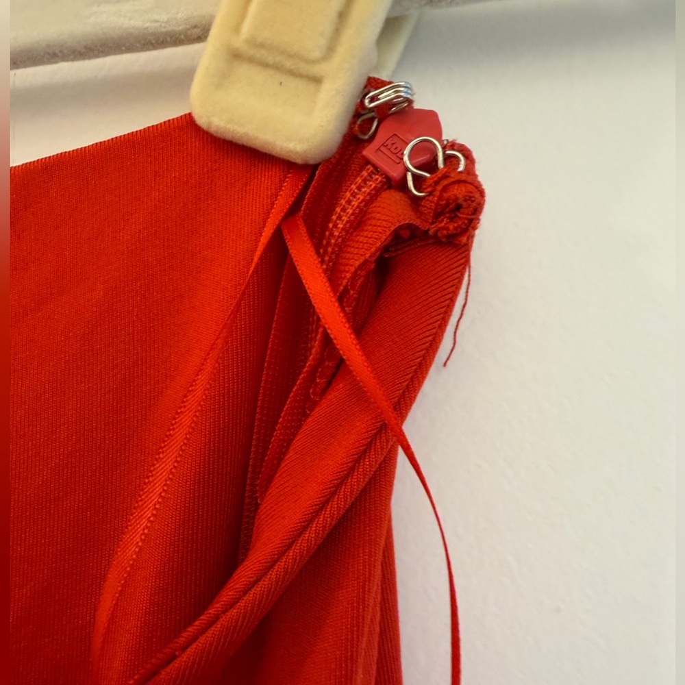 superdown Red High-Low Ruched Wrap Skirt - Picture 4 of 5